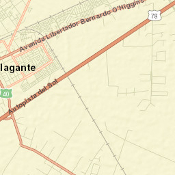Talagante Street Map