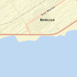 Melincué Street Map
