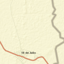 Dieciocho de Julio Street Map