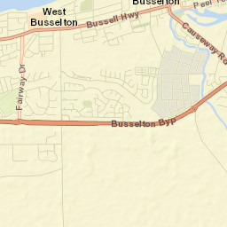 West Busselton Street Map