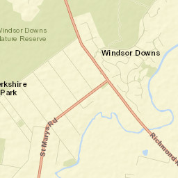Windsor Downs Street Map