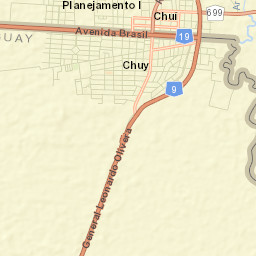 Chuí Street Map