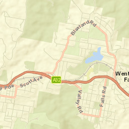 Wentworth Falls Street Map