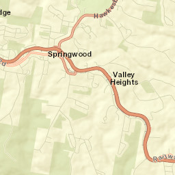 Valley Heights Street Map