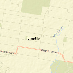 Llandilo Street Map
