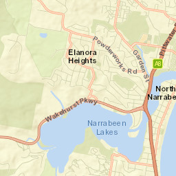 Warriewood Street Map