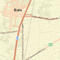 Buin Street Map