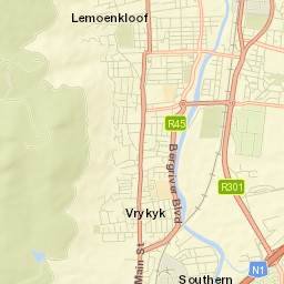 Paarl Street Map