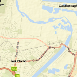 Emu Heights Street Map
