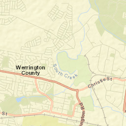 Werrington Street Map
