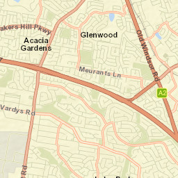 Acacia Gardens Street Map