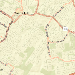 Castle Hill Street Map