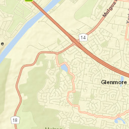 Jamisontown Street Map