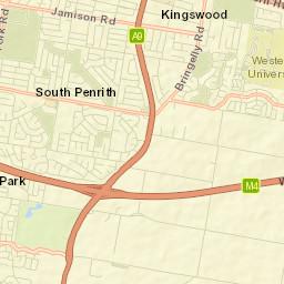 Orchard Hills Street Map