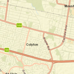 Colyton Street Map
