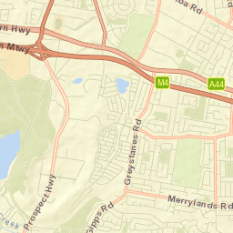 Greystanes Street Map