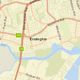 Silverwater Street Map