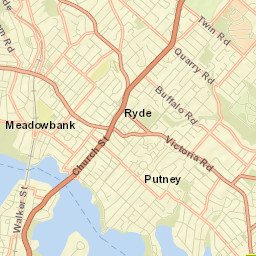 Tennyson Point Street Map