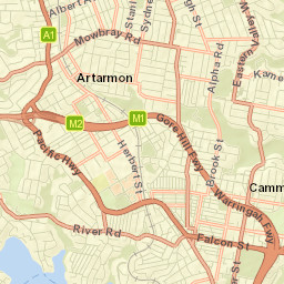 Wollstonecraft Street Map