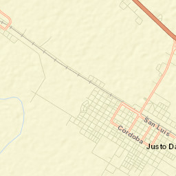 Justo Daract Street Map