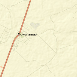 Cowaramup Street Map