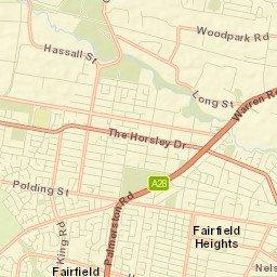 Fairfield Heights Street Map