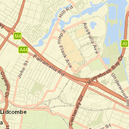 Homebush West Street Map