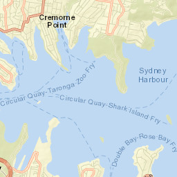 Point Piper Street Map