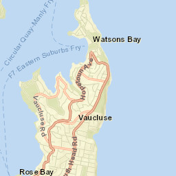 Rose Bay Street Map