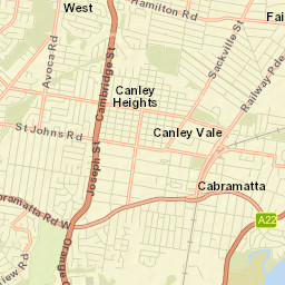 Canley Heights Street Map