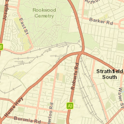 Strathfield South Street Map