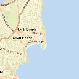 Tamarama Street Map