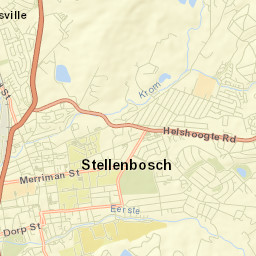 Stellenbosch Street Map