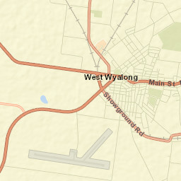 West Wyalong Street Map