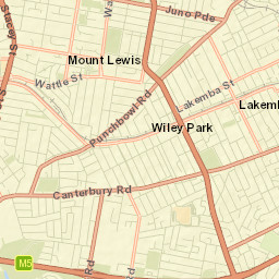 Mount Lewis Street Map