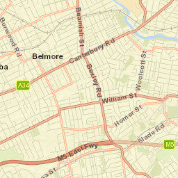 Canterbury Street Map