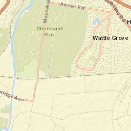 Wattle Grove Street Map