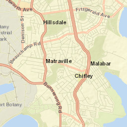 Maroubra Street Map
