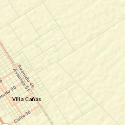 Villa Cañás Street Map