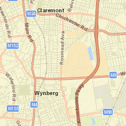 Claremont Street Map