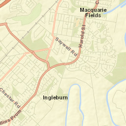 Ingleburn Street Map