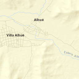 Alhué Street Map