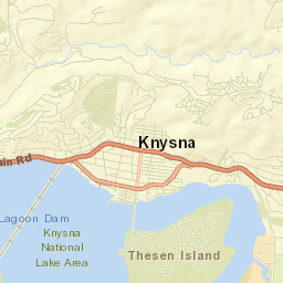 Knysna Street Map