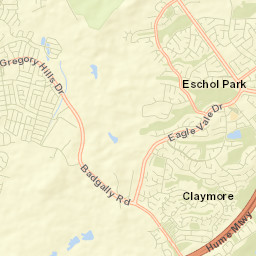 Eschol Park Street Map