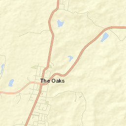 The Oaks Street Map