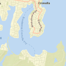 Cronulla Street Map