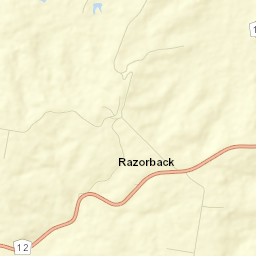 Razorback Street Map