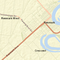 Renmark Paringa Street Map