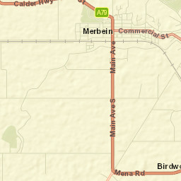 Merbein Street Map