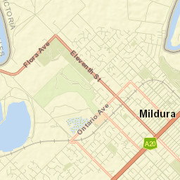 Mildura Street Map